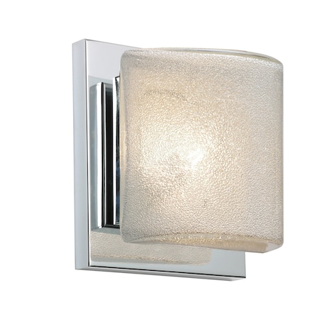 Paolo Mini Sconce, Glitter, Chrome Finish, 1x50W Halogen